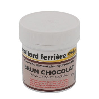 Mallard Ferriere Water Soluble Colouring Powder - Chocolate Brown - 20g by Home Chocolate Factory - professional pastry and chocolate equipment