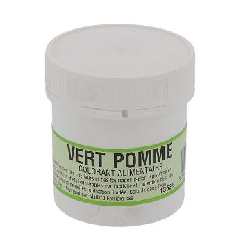 Mallard Ferriere Water Soluble Colouring Powder - Apple Green - 20g by Home Chocolate Factory - professional pastry and chocolate equipment