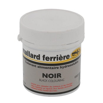 Mallard Ferriere Water Soluble Colouring Powder - Black - 20g by Home Chocolate Factory - professional pastry and chocolate equipment