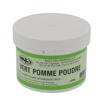 Mallard Ferriere Water Soluble Colouring Powder - Apple Green - 100g by Home Chocolate Factory - professional pastry and chocolate equipment