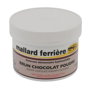 Mallard Ferriere Water Soluble Colouring Powder - Chocolate Brown - 100g by Home Chocolate Factory - professional pastry and chocolate equipment