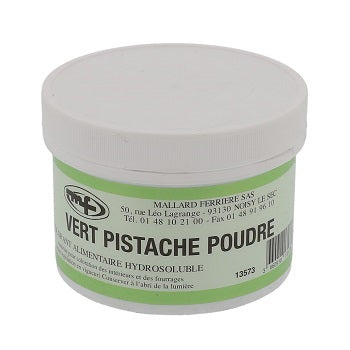 Mallard Ferriere Water Soluble Colouring Powder - Pistachio Green - 100g by Home Chocolate Factory - professional pastry and chocolate equipment