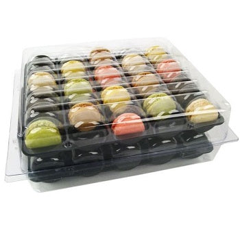 MF Thermoformed 70 Macarons Box by Home Chocolate Factory - professional pastry and chocolate equipment