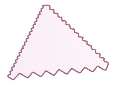 Triangular Decorating Comb by Home Chocolate Factory - professional pastry and chocolate equipment
