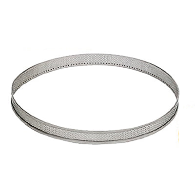 Mallard Ferriere Perforated Tart Ring Dia 12cm x H 2cm by Home Chocolate Factory - professional pastry and chocolate equipment