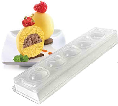 Silikomart 48mm Sphere Professional Silicon Mould Kit by Home Chocolate Factory - professional pastry and chocolate equipment