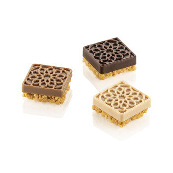 Silikomart SF379 Mauresque Square Professional Silicon Mould