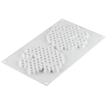 Silikomart Miel 80 Honeycomb Professional Silicon Mould by Home Chocolate Factory - professional pastry and chocolate equipment