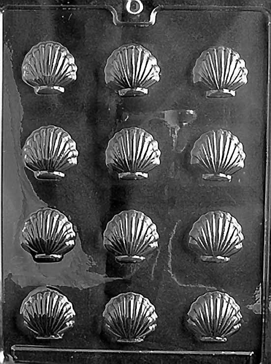 Sea Shells Chocolate Mould by Home Chocolate Factory - professional pastry and chocolate equipment