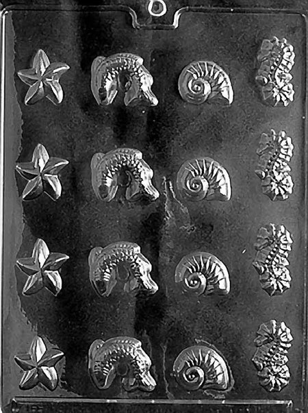 Sea Assortment Chocolate Mould by Home Chocolate Factory - professional pastry and chocolate equipment