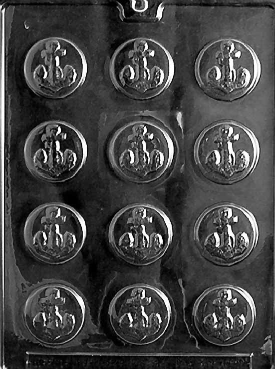 Anchor Mints Chocolate Mould by Home Chocolate Factory - professional pastry and chocolate equipment