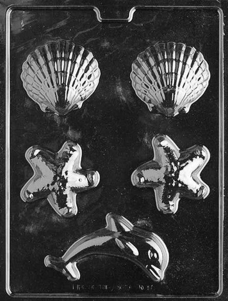 Nautical Assortment Chocolate Mould by Home Chocolate Factory - professional pastry and chocolate equipment