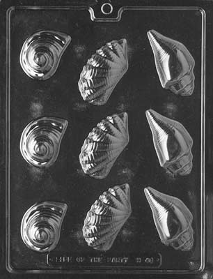 Shell Assortment Chocolate Mould by Home Chocolate Factory - professional pastry and chocolate equipment