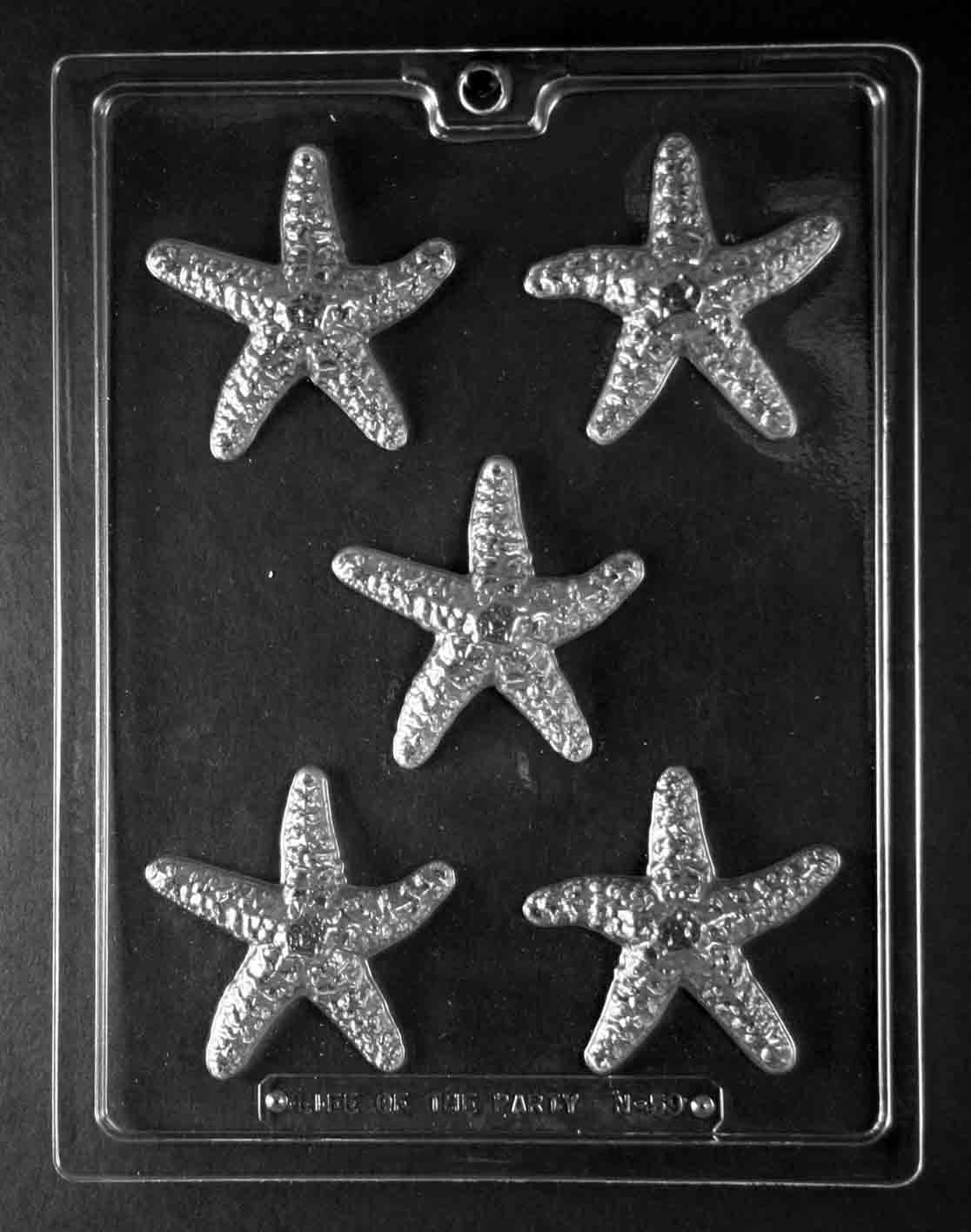 Starfish Chocolate Mould by Home Chocolate Factory - professional pastry and chocolate equipment