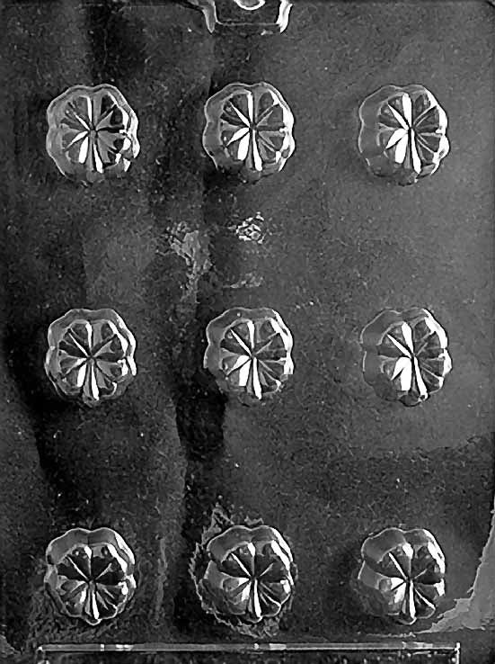 Bite Size Four Leaf Clover Chocolate Mould by Home Chocolate Factory - professional pastry and chocolate equipment