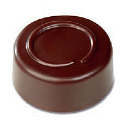 Pavoni 'Round Line' Polycarbonate Praline Chocolate Mould by Home Chocolate Factory - professional pastry and chocolate equipment