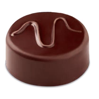 Pavoni 'Wave' Polycarbonate Praline Chocolate Mould by Home Chocolate Factory - professional pastry and chocolate equipment