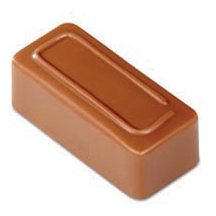 Pavoni 'Rectangular Line' Polycarbonate Praline Chocolate Mould by Home Chocolate Factory - professional pastry and chocolate equipment