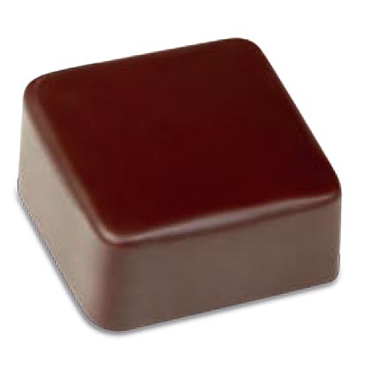 Pavoni Smooth Square Polycarbonate Praline Chocolate Mould by Home Chocolate Factory - professional pastry and chocolate equipment