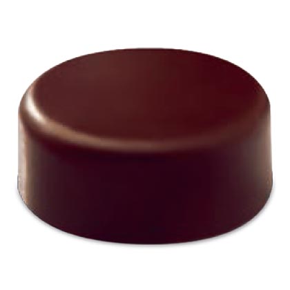 Pavoni Smooth Round Polycarbonate Praline Chocolate Mould by Home Chocolate Factory - professional pastry and chocolate equipment