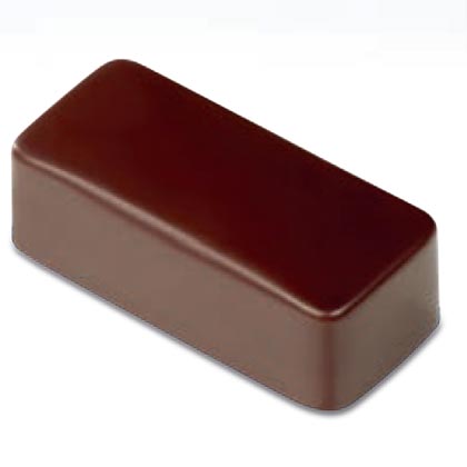 Pavoni Smooth Rectangular Polycarbonate Praline Chocolate Mould by Home Chocolate Factory - professional pastry and chocolate equipment
