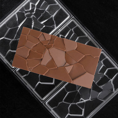 Pavoni Crush 100 g Polycarbonate Chocolate Mould by Fabrizio Fiorani by Home Chocolate Factory - professional pastry and chocolate equipment