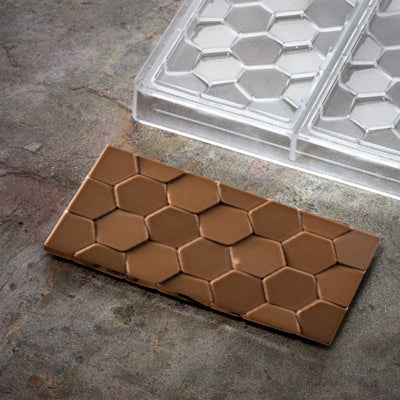 Pavoni Pavé 100 g Polycarbonate Chocolate Mould by Vincent Vallée by Home Chocolate Factory - professional pastry and chocolate equipment