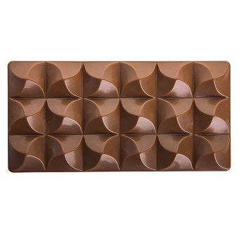 Pavoni Moulin 100 g Bar Polycarbonate Chocolate Mould by Vincent Vallee