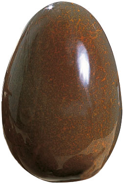 Cacao Barry 220 mm Plain Easter Egg Polycarbonate Chocolate Mould by Home Chocolate Factory - professional pastry and chocolate equipment