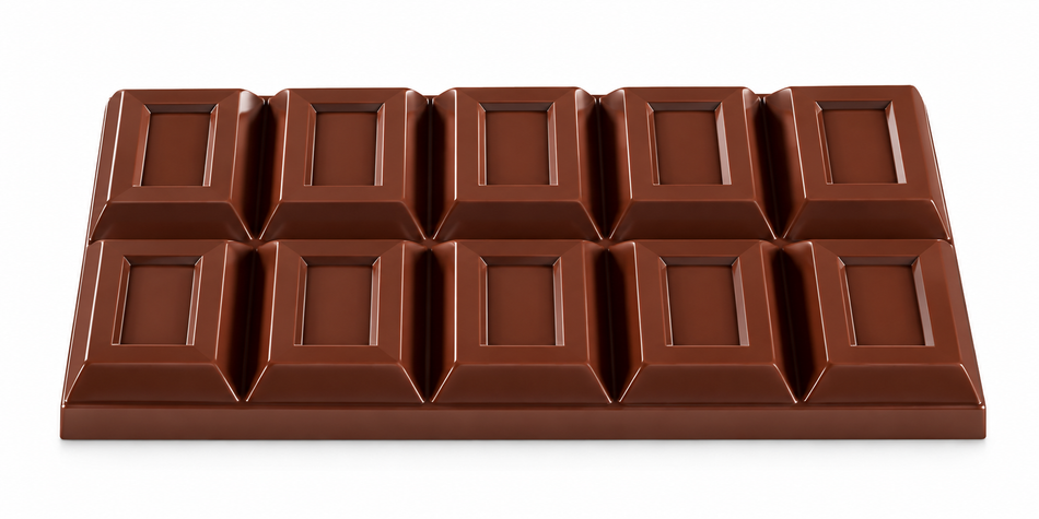 Cabrellon 500g Large Bar Polycarbonate Chocolate Mould