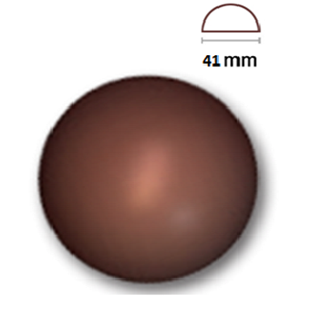 Cabrellon 4.1cm Half Sphere Polycarbonate Chocolate Mould by Home Chocolate Factory - professional pastry and chocolate equipment