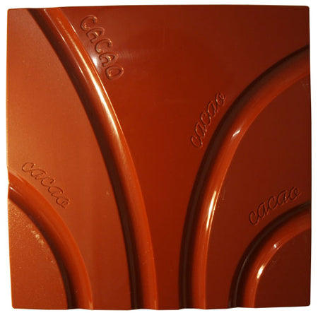 Cabrellon 77 g Square Bar Polycarbonate Chocolate Mould by Home Chocolate Factory - professional pastry and chocolate equipment