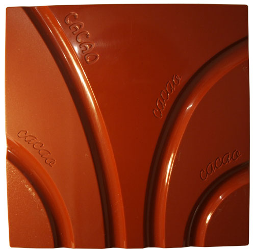Cabrellon 77 g Square Bar Polycarbonate Chocolate Mould by Home Chocolate Factory - professional pastry and chocolate equipment