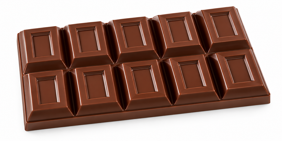 Cabrellon 1kg Giant Bar Polycarbonate Chocolate Mould