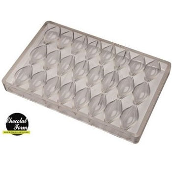 Chocolat Form Cocoa Pod Praline Polycarbonate Chocolate Mould by Home Chocolate Factory - professional pastry and chocolate equipment
