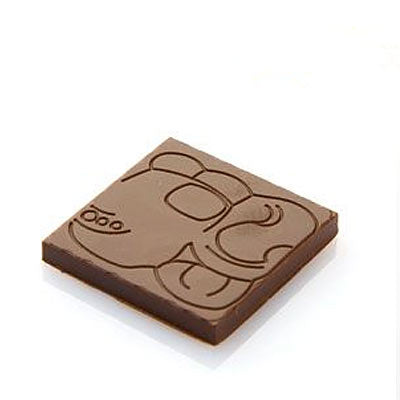Chocolat Form 5 g Aztec Square Tasting Bar Polycarbonate Chocolate Mould by Home Chocolate Factory - professional pastry and chocolate equipment