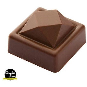 Chocolat Form Jewelled Square Praline Polycarbonate Chocolate Mould