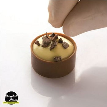 Chocolat Form Round Open Praline Polycarbonate Chocolate Mould by Home Chocolate Factory - professional pastry and chocolate equipment