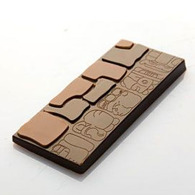 Chocolat Form 50g Mayan Pattern Bar Polycarbonate Chocolate Mould by Home Chocolate Factory - professional pastry and chocolate equipment