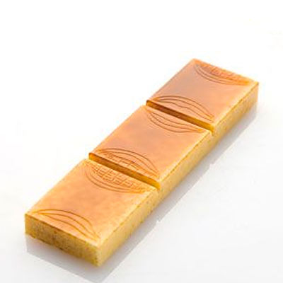 Chocolat Form 30g Cocoa Pod Pattern Snack Bar Polycarbonate Chocolate Mould by Home Chocolate Factory - professional pastry and chocolate equipment