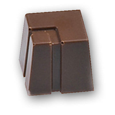 Martellato Square Praline with Segment Polycarbonate Chocolate Mould by Home Chocolate Factory - professional pastry and chocolate equipment