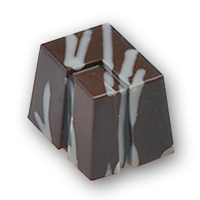 Martellato Rectangular Praline with Segment Polycarbonate Chocolate Mould by Home Chocolate Factory - professional pastry and chocolate equipment