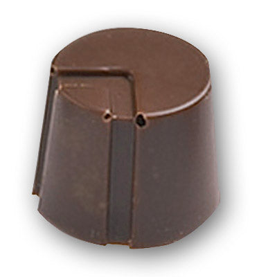Martellato Round Praline with Segment Polycarbonate Chocolate Mould by Home Chocolate Factory - professional pastry and chocolate equipment