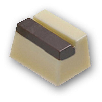 Martellato Rectangular Split Praline Polycarbonate Chocolate Mould by Home Chocolate Factory - professional pastry and chocolate equipment