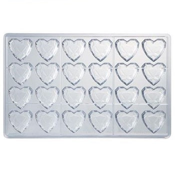 Martellato Heart BPA Free  Chocolate Mould by Home Chocolate Factory - professional pastry and chocolate equipment