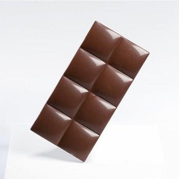 Martellato 80 g Quilted Polycarbonate Snack Bar Chocolate Mould by Home Chocolate Factory - professional pastry and chocolate equipment