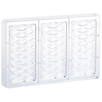 Martellato 100 g Swing Polycarbonate Snack Bar Chocolate Mould by Home Chocolate Factory - professional pastry and chocolate equipment