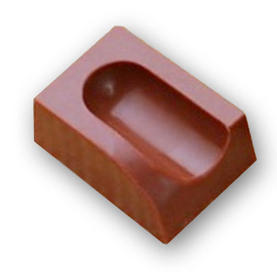 Martellato Rectangular Praline with Groove Polycarbonate Chocolate Mould by Home Chocolate Factory - professional pastry and chocolate equipment