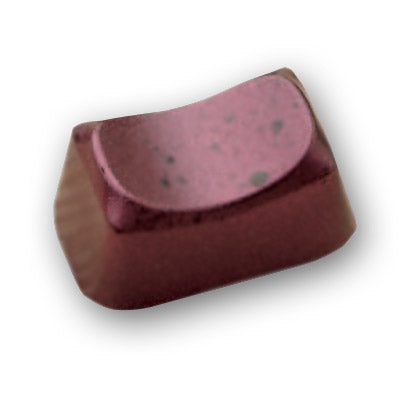 Martellato Rectangular Praline with Dished Top Polycarbonate Chocolate Mould by Home Chocolate Factory - professional pastry and chocolate equipment