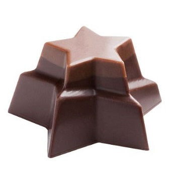 Chocolate World Star Praline Polycarbonate Chocolate Mould by Home Chocolate Factory - professional pastry and chocolate equipment